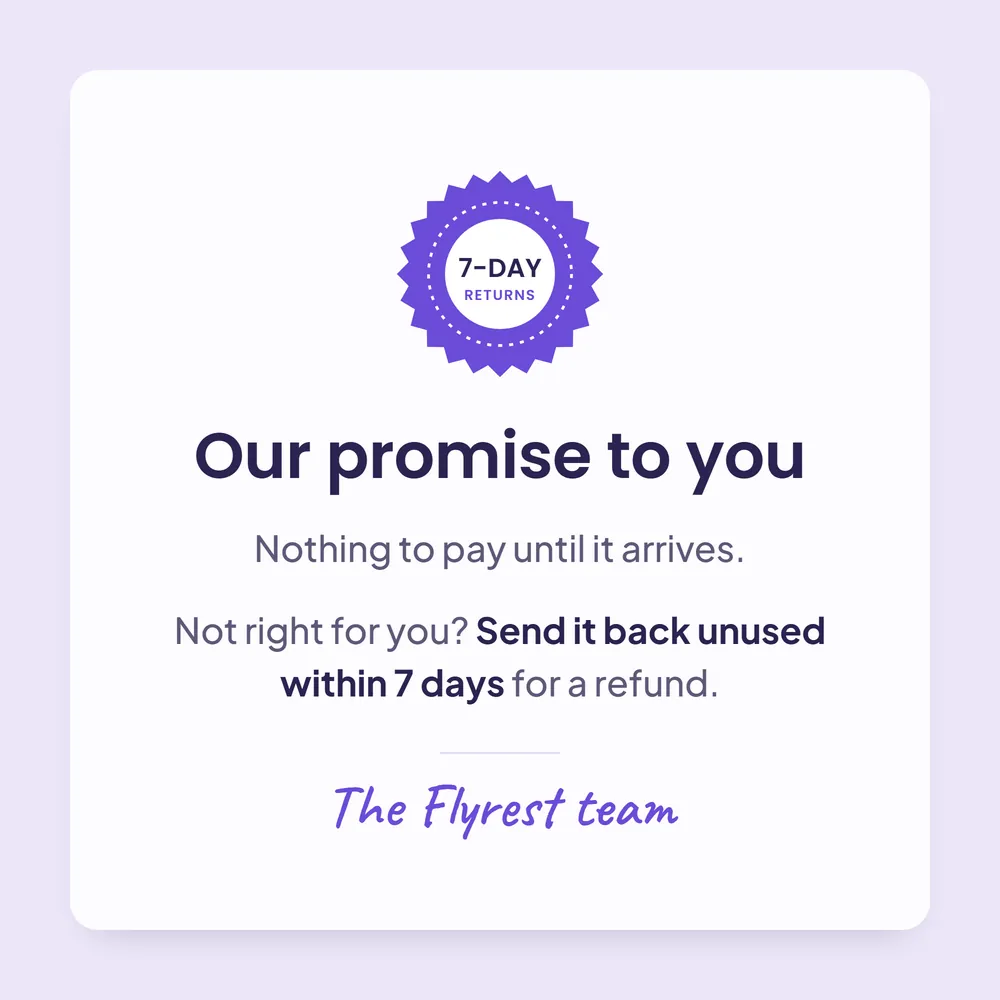Our promise to you